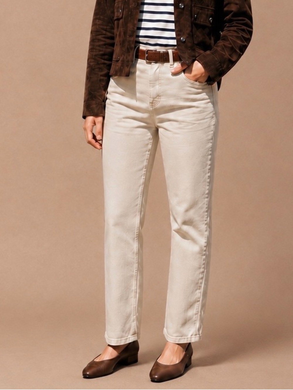Gloria Vanderbilt Amanda Slimming Jeans Tan Khaki 12 Short NWT Fall Staple